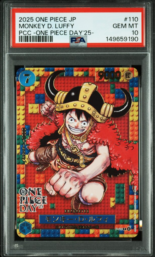 One Piece Japanese 2025 premium card PSA10