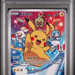 2021 POKEMON INDONESIAN S PROMO #016 FA/PIKACHU KFC CHAKI KIDS MEAL