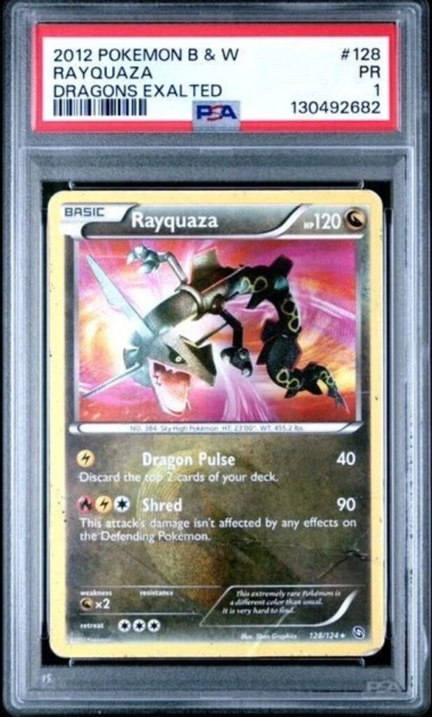 2012 POKEMON BLACK & WHITE DRAGONS EXALTED #128 RAYQUAZA DRAGONS EXALTED