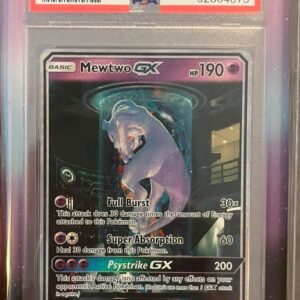 2017 POKEMON SUN & MOON SHINING LEGENDS #78 MEWTWO GX SHINING LEGENDS-SECRET