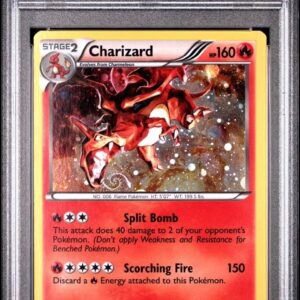 2013 POKEMON BLACK & WHITE LEGENDARY TREASURES #19 CHARIZARD-HOLO LTR-COSMOS-M.CHARIZARD