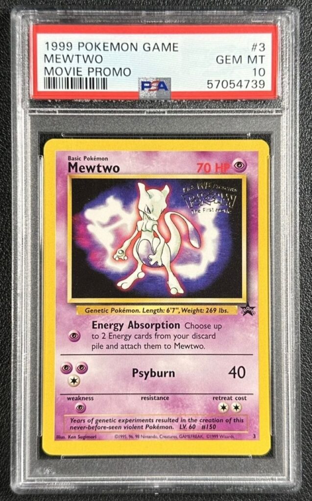 1999 POKEMON GAME MOVIE #3 MEWTWO MOVIE PROMO
