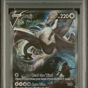 2022 POKEMON SWORD & SHIELD SILVER TEMPEST #186 FA/LUGIA V SILVER TEMPEST