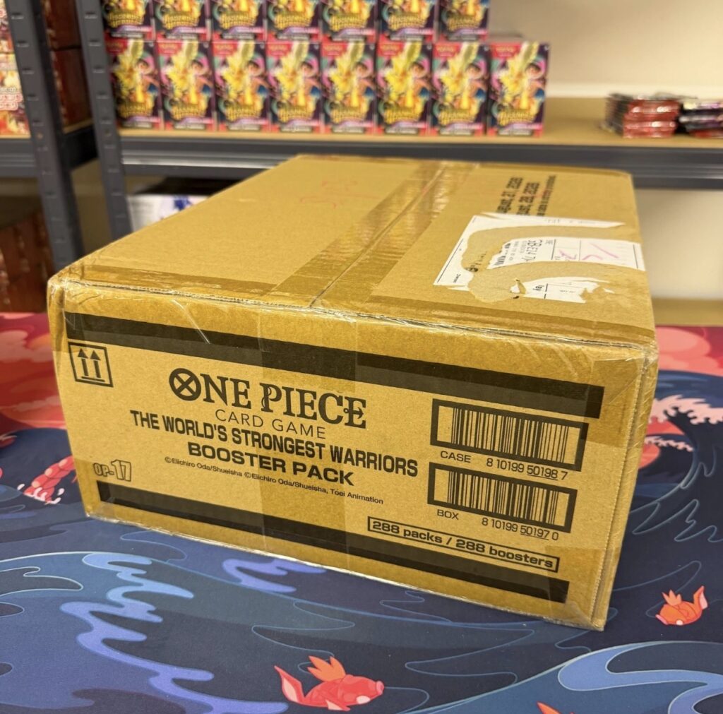 Sealed Case of 12 Boxes One Piece OP17 the worlds Strongest Warriors